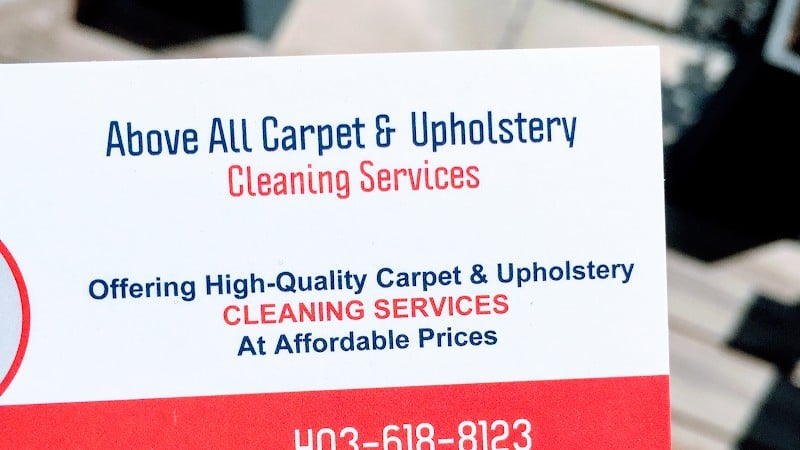 Above All Carpet & Upholstery Cleaning