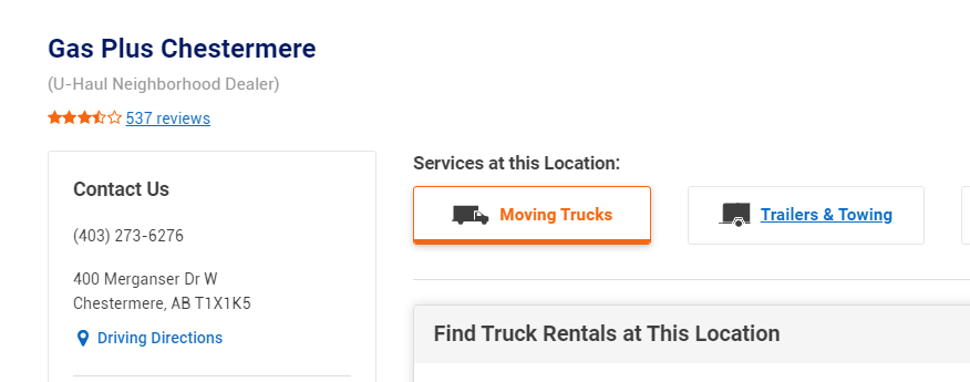 U-Haul Neighborhood Dealer